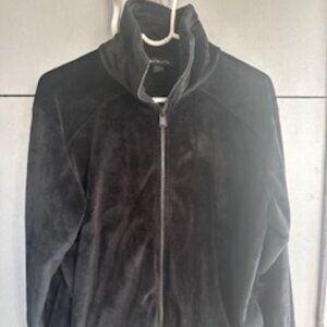 Athleta velour zip jacket